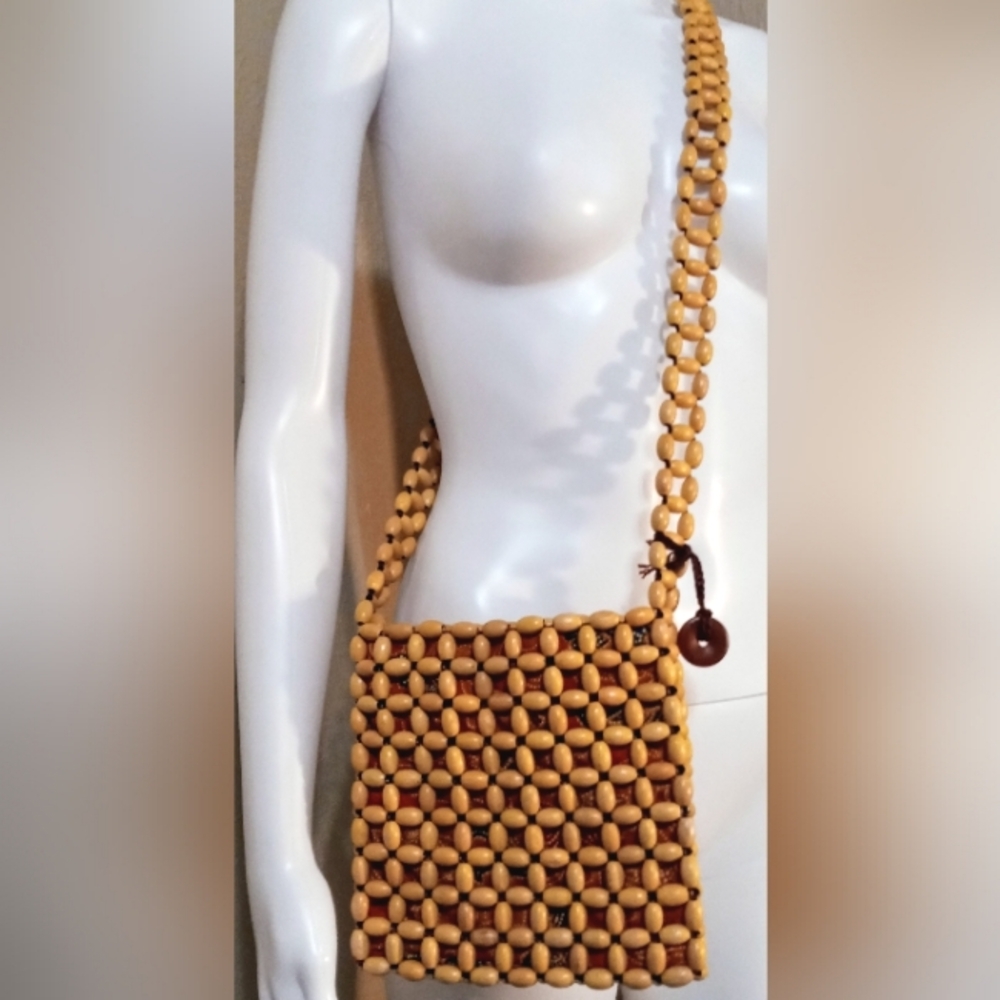 The Sak Wooden Beaded Bag